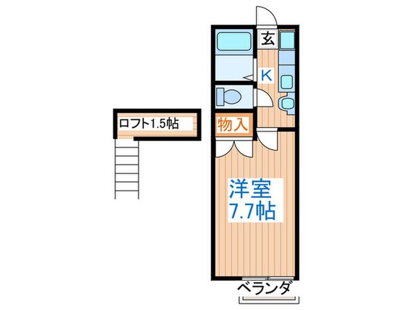 Ｈ・Ｐｅａｃｅ１５８の物件間取画像